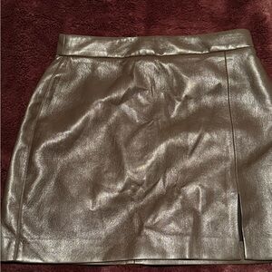 Zara pleather skirt